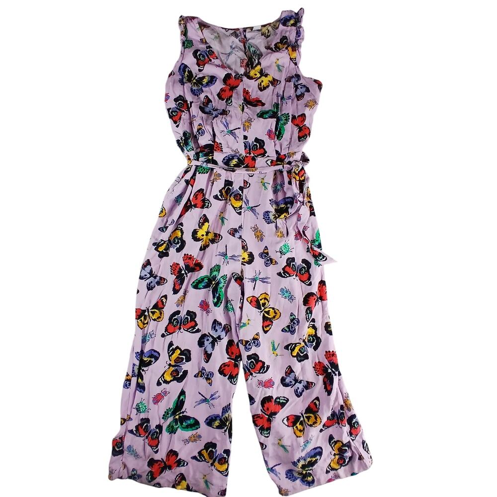 Old Navy Multicolor Butterfly Print Jumpsuit